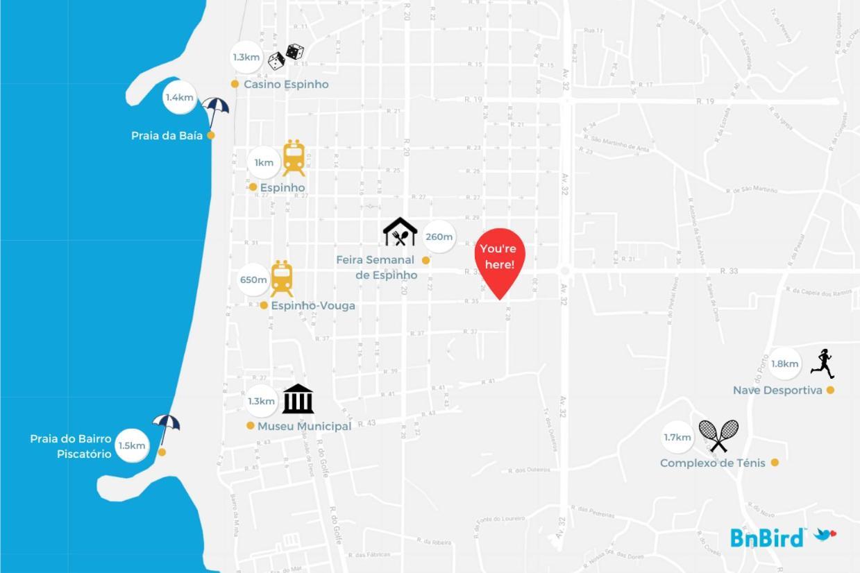 Espinho Sunshine Flat Apartment Ngoại thất bức ảnh