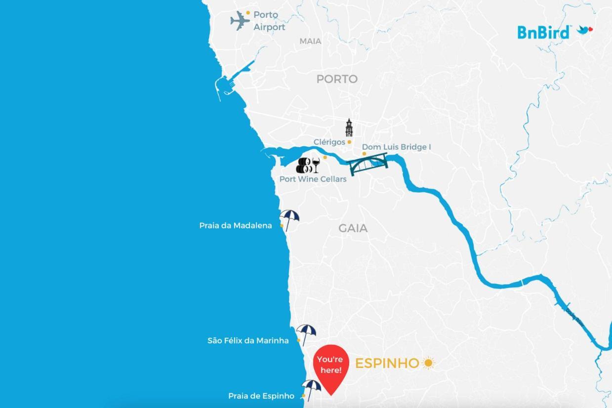Espinho Sunshine Flat Apartment Ngoại thất bức ảnh